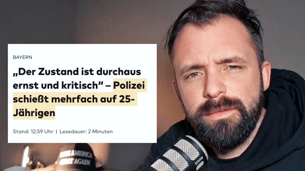 Ein suizidgefährdeter Mann™ geht mit Waffe und Messer auf Polizisten los und WELT so: "Polizei schießt mehrfach auf 25-Jährigen" – WHAT?