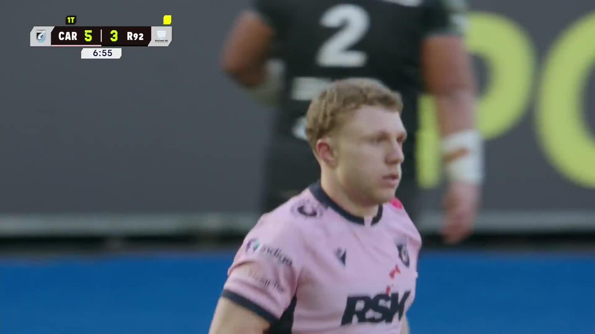 Callum Sheedy and Tom Bowen combine for a sensational Cardiff Rugby try 🔵⚫ "What a finish!" 🎙️ #ChallengeCupRugby