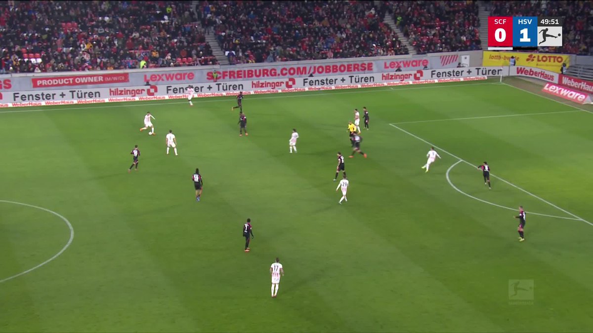 Der HSV ist nun in Unterzahl! Elfadli verursacht einen Elfmeter und muss vom Platz! ๐ฑ โก๏ธDie Bundesliga live auf Sky Sport. #skybundesliga #scfhsv