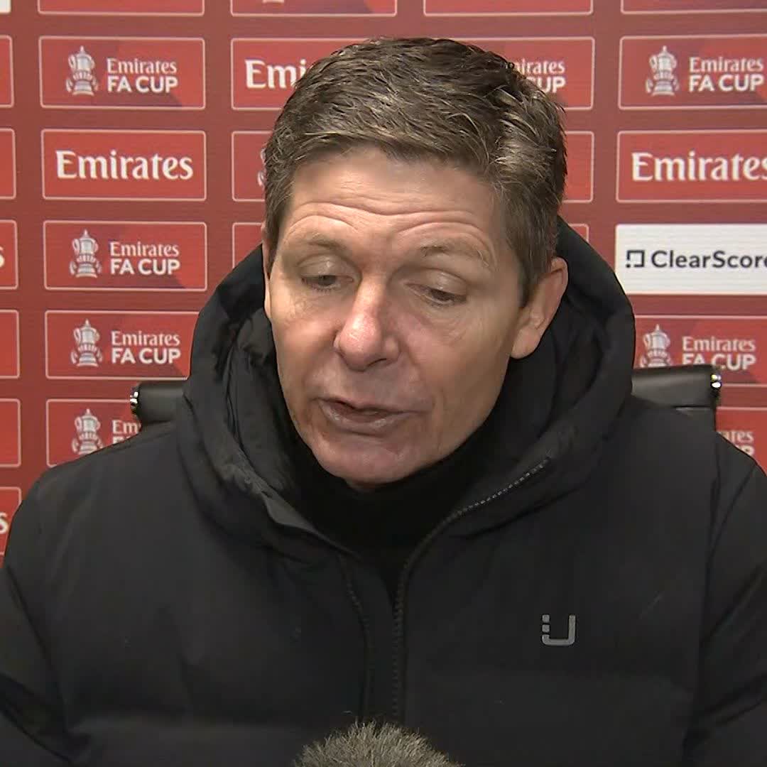 🗣️ "I have no words for this performance today" Oliver Glasner reacts to Crystal Palace's FA Cup exit to non-league Macclesfield.