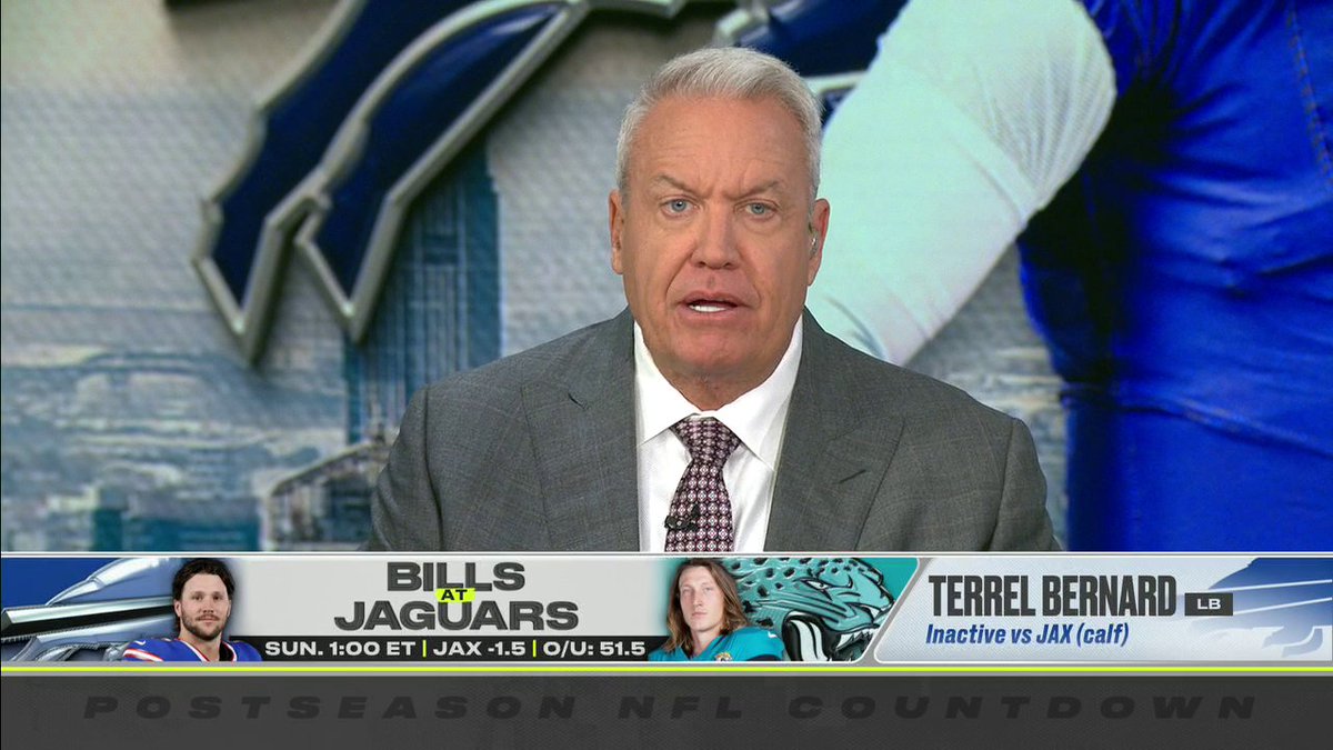 "He's got to get a road victory and that's something that a Josh Allen-Sean McDermott team hasn't done before." Rex Ryan believes the pressure is more on Sean McDermott over Josh Allen to get a win against the Jaguars 👀