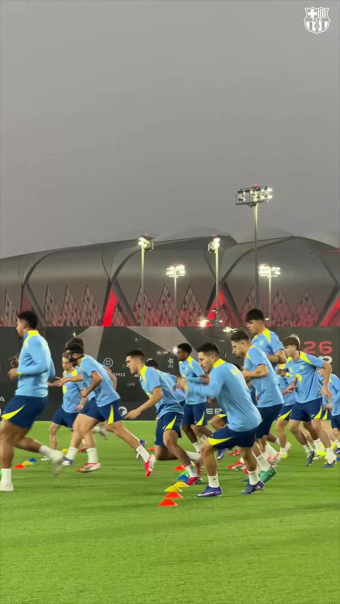 Training gets underway in Jeddah.