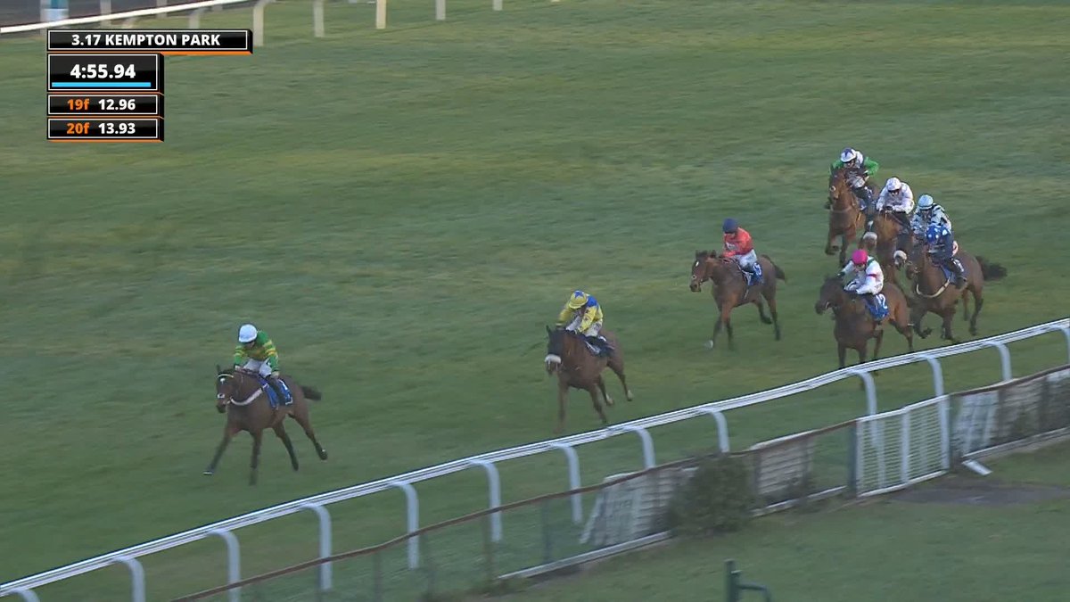 Great to land a fifth renewal of the Coral Lanzarote Handicap Hurdle Kempton Park Racecourse today courtesy of Iberico Lord who returns to winning ways in style under James Bowen.
