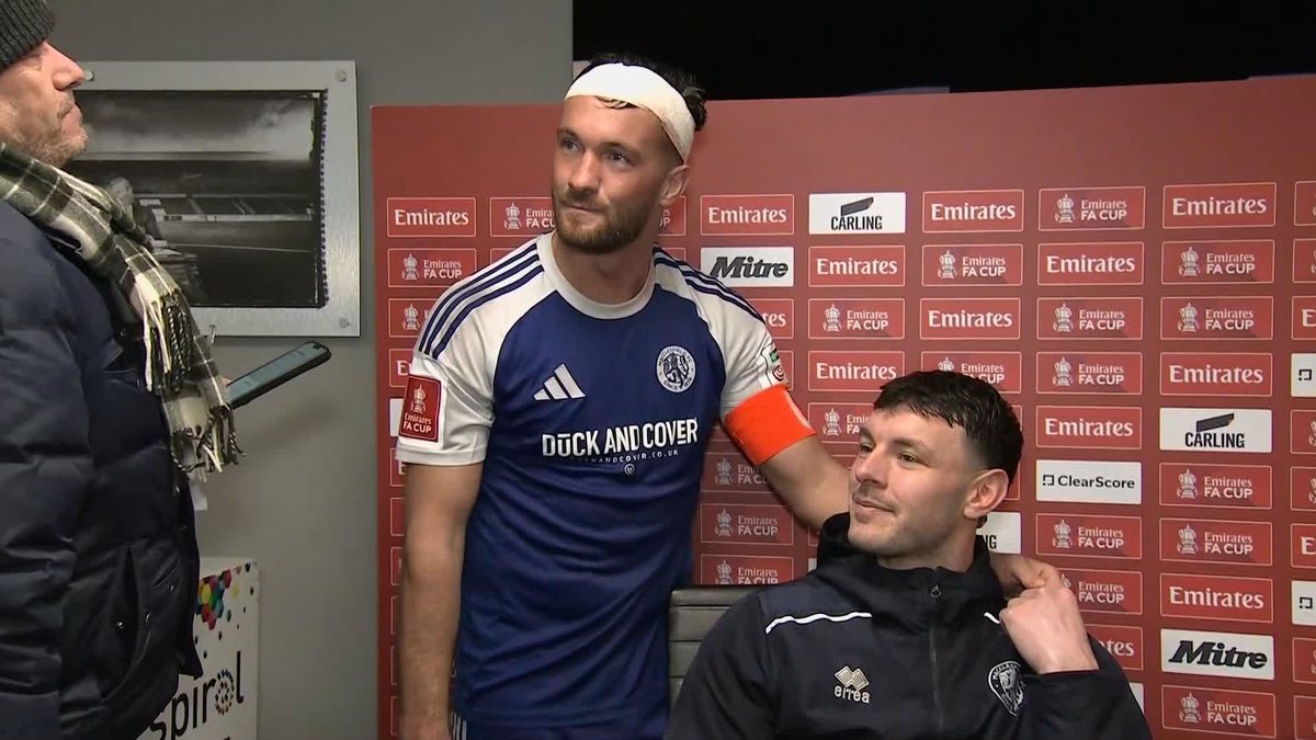 "All round a brilliant performance" Reactions from Macclesfield following their shock FA Cup win over Crystal Palace ⚽️