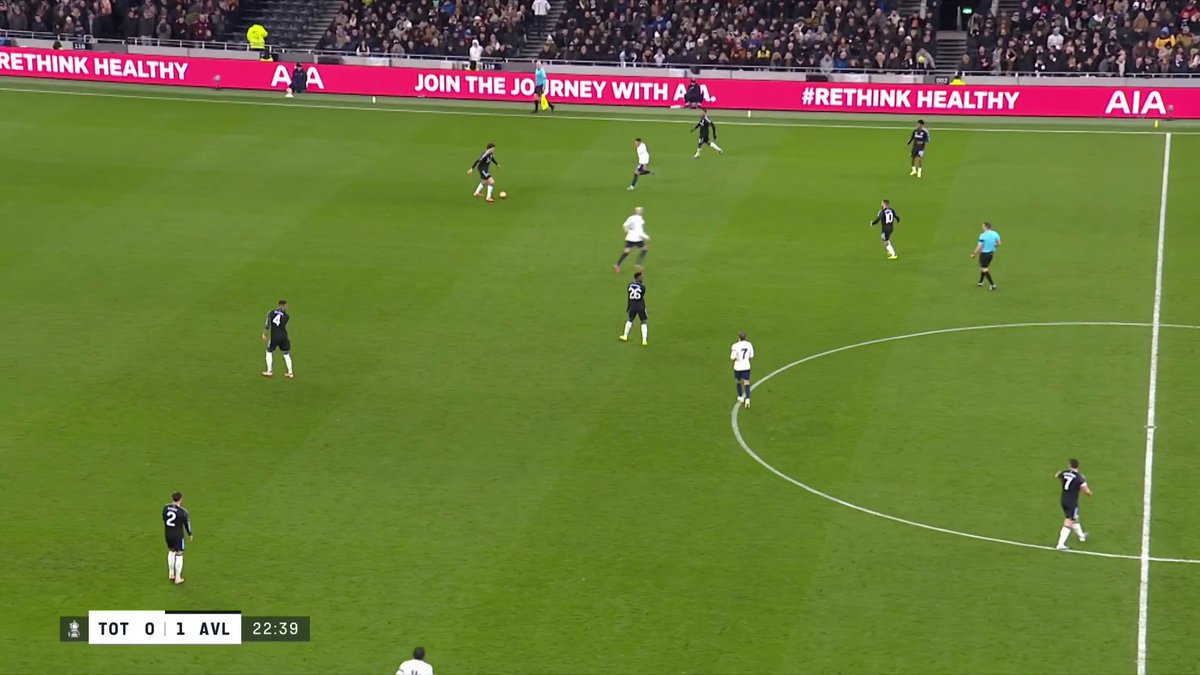 Emi Buendia fires Aston Villa ahead to inflict more damage on Tottenham 💥