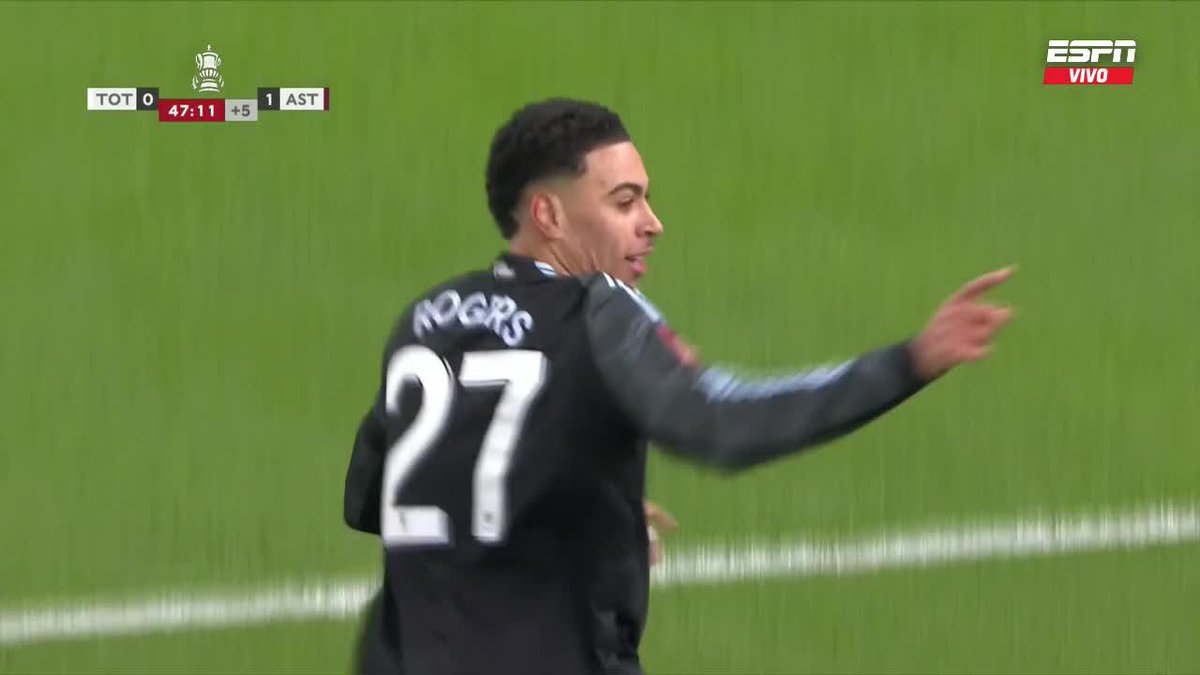 Ufff, qué linda asistencia de taco de Emi Buendía vs. Tottenham. 🇦🇷👏