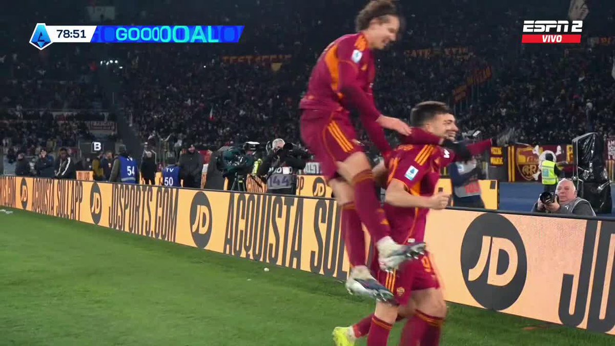 GOL Y ASISTENCIA DE MATÍAS SOULÉ PARA EL TRIUNFO DE LA ROMA ANTE SASSUOLO. YA SON 12 G+A EN LA TEMPORADA. 😮‍💨🇦🇷