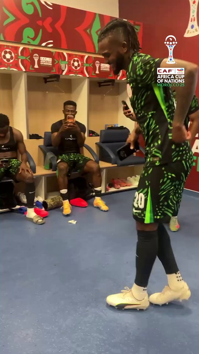 A little Kanu inspiration never hurts. 🇳🇬🤩 #TotalEnergiesAFCON2025 | #WeCelebrateDifferent