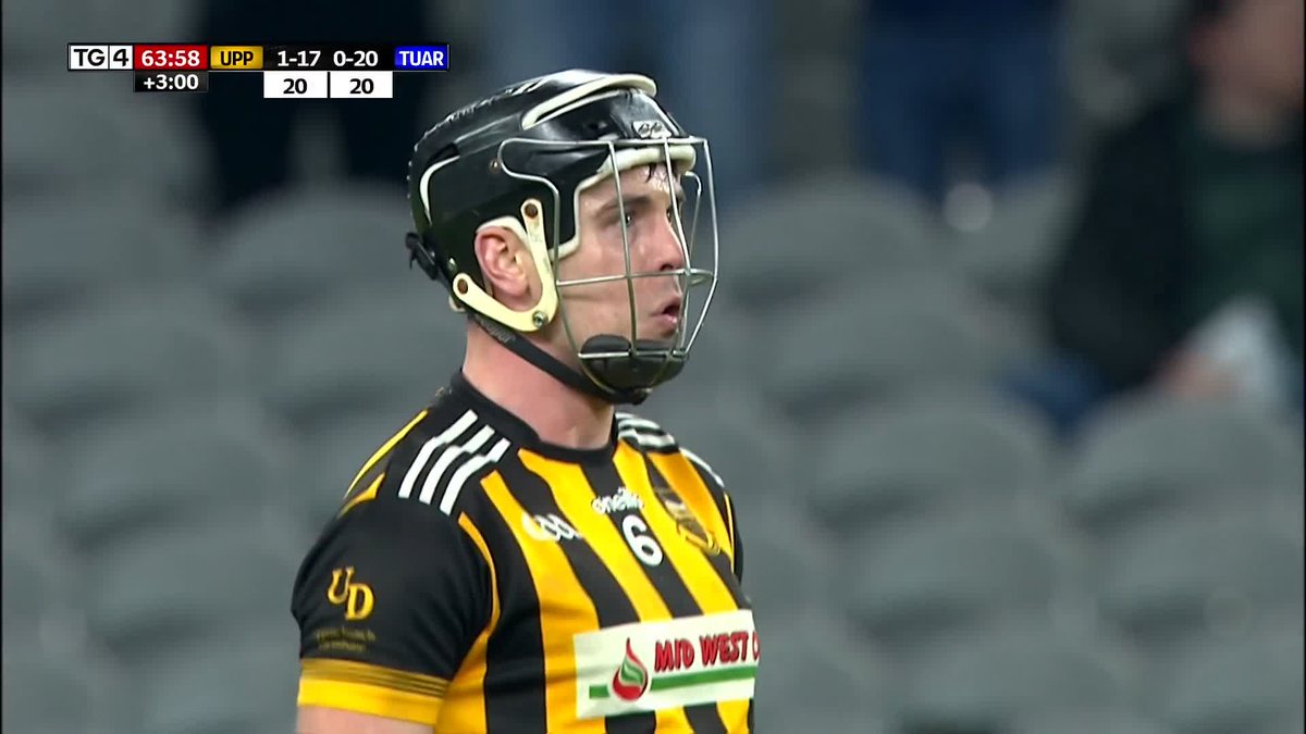 Nóim 63 Upperchurch Drombane 0-20 Tooreen GAA Hurlers 0-20 Comhscór agus cluichí breise i ndán don dá fhoireann ⏱️🔥 Gavin Ryan slots the leveller, sending the game into extra time BEO/LIVE ar TG4 #GAABEO