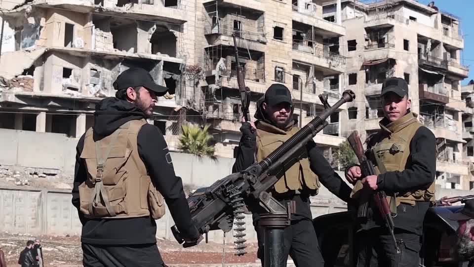Syrian forces entered Sheikh Maksoud, the last Kurdish stronghold in Aleppo, as dozens of fighters and civilians left and the army continued operations after a failed ceasefire