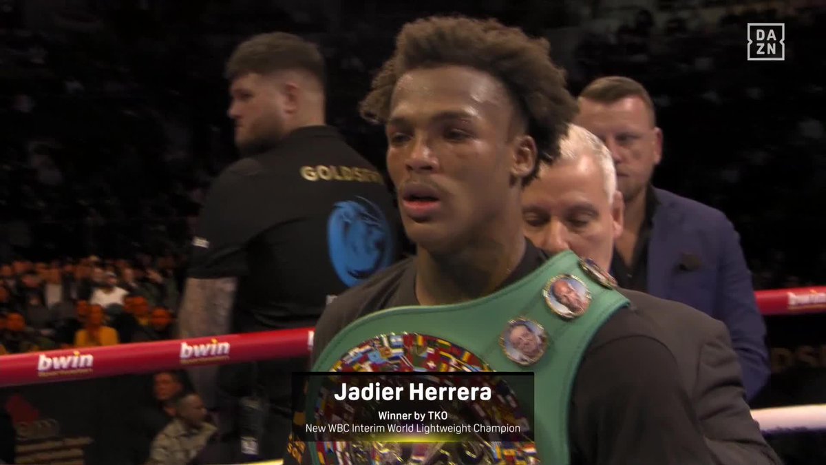 THE NEW WBC Interim World Lightweight Champion: Jadier Herrera 🏆 #KabayelKnyba | LIVE NOW on DAZN ▪️