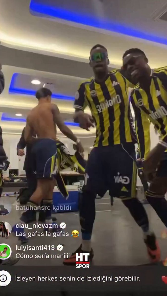 Anthony Musaba ve Jhon Durán soyunma odasında dans ediyorlar!