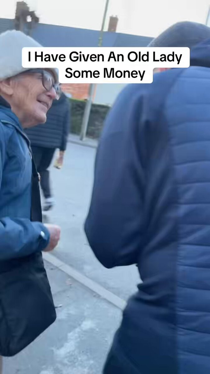 I gave an old lady a small amount of cash today. I get offered a lot of things by people daily, in person or online, and most of the time I decline, but today I took it and gave it to someone vulnerable in our community. I like the people of Nottinghamshire, especially Newark.