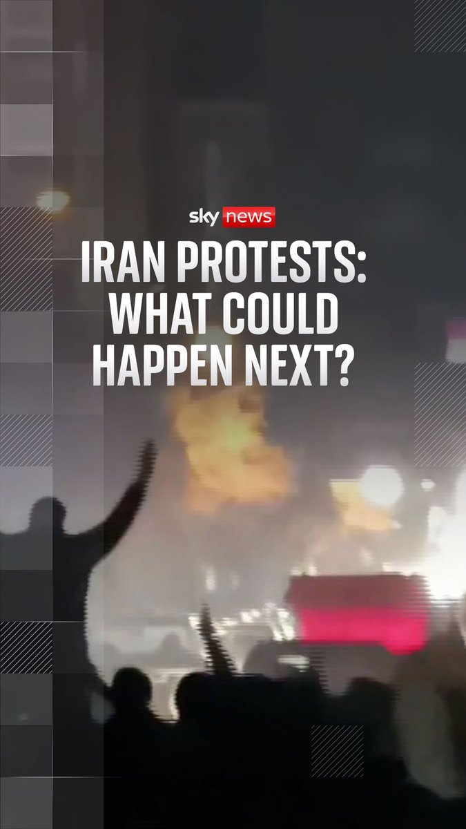 What could happen next in Iran as protests carry on for days? Our international correspondent Diana Magnay analyses what the unrest means for the country ⬇️ Read more 🔗