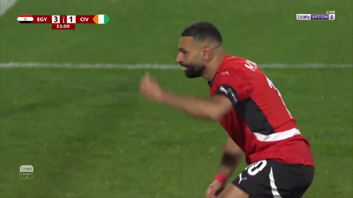 محمد صلاح يسجل الهدف الثالث للمنتخب المصري ⚽️🔥🇪🇬 #كأس_أمم_إفريقيا | #كوت_ديفوار | #مصر