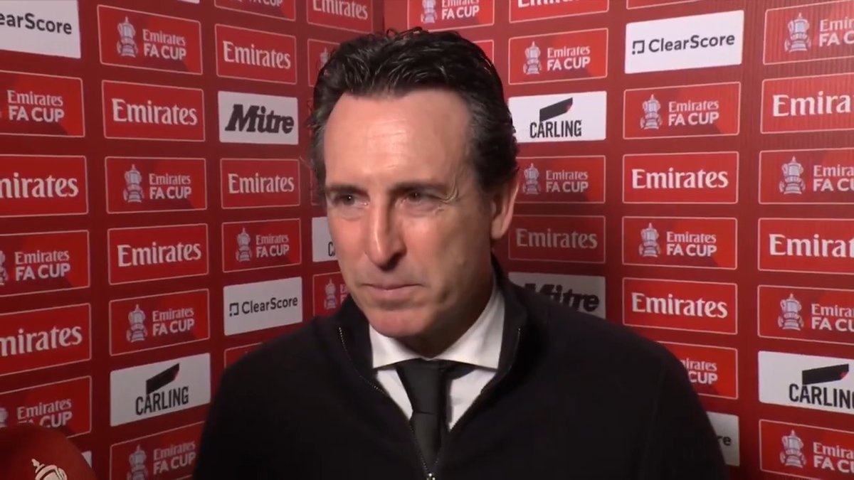Unai Emery heaps praise on his midfielders after their 13th victory from the last 15 games 🔥 🎙️Liam MacDevitt |📺 TNT Sports & discovery+ UK