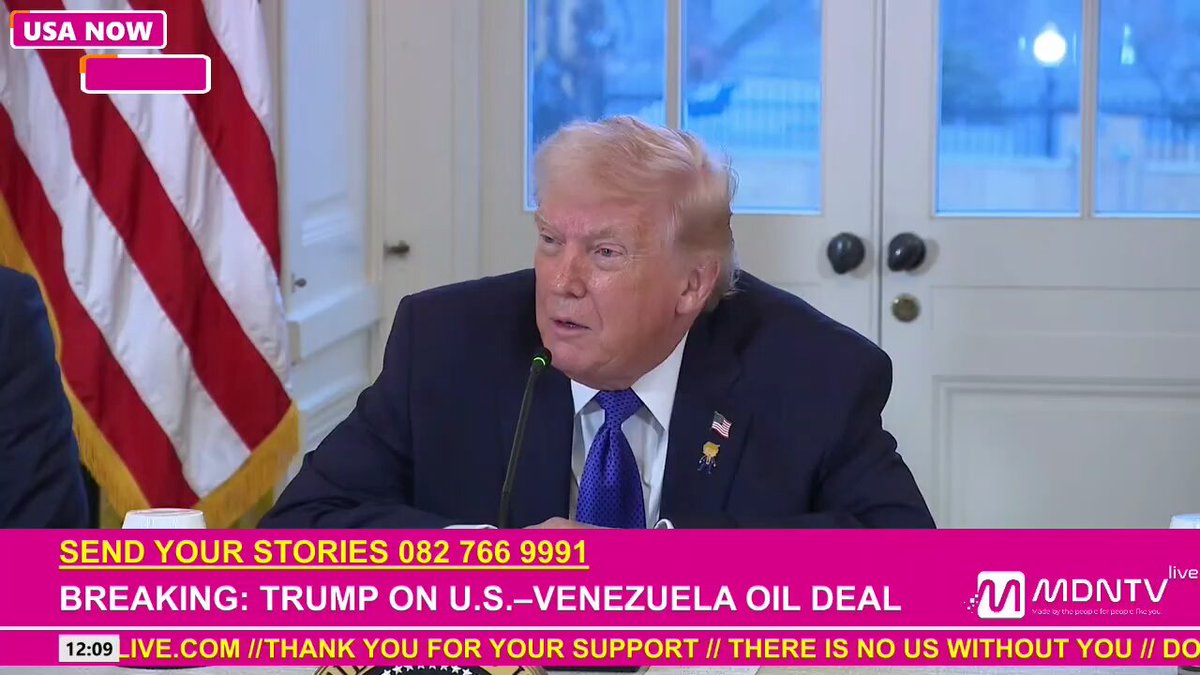 Donald Trump🗣 "The US will protect oil companies in Venezuela while keeping China and Russia out.”