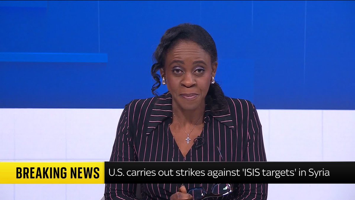 BREAKING: The US military has carried out multiple strikes in Syria targeting Islamic State. @SkyGillian reports ⬇️ Read more 🔗 📺 Sky 501, Virgin 602, Freeview 233 and YouTube