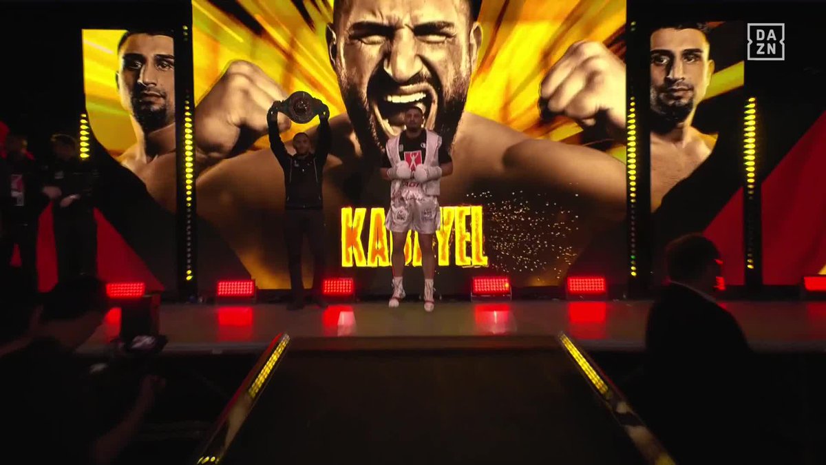A warm welcome for Kabayel 🇩🇪🔥 #KabayelKnyba | LIVE NOW on DAZN ◾