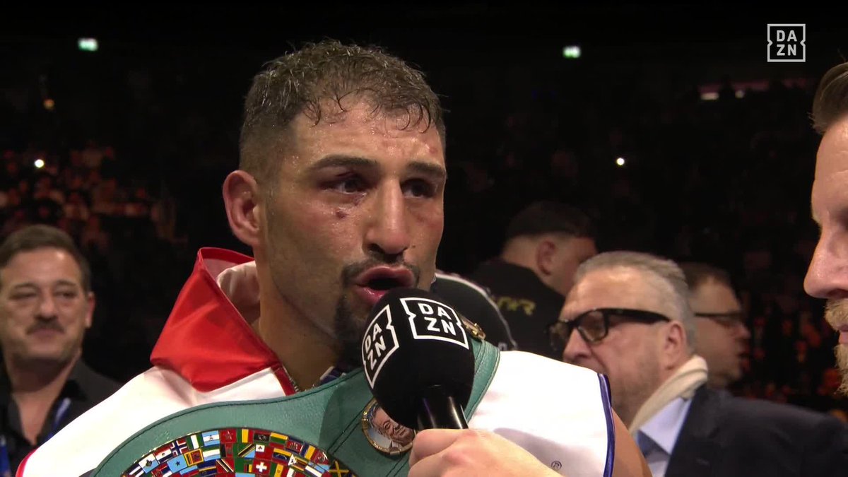 Agit Kabayel moments after defeating Damian Knyba 💪 #KabayelKnyba