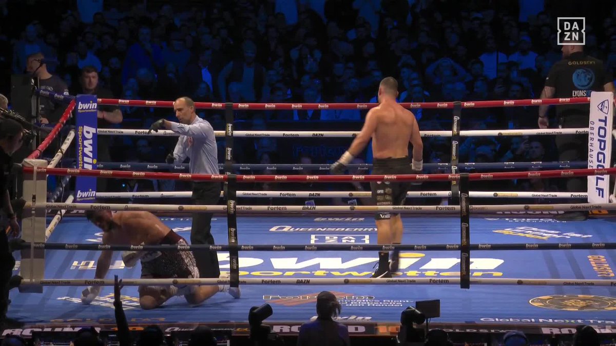 Peter Milas with a VICIOUS KO in the FINAL ROUND of round 10 😮 #KabayelKnyba ▪️