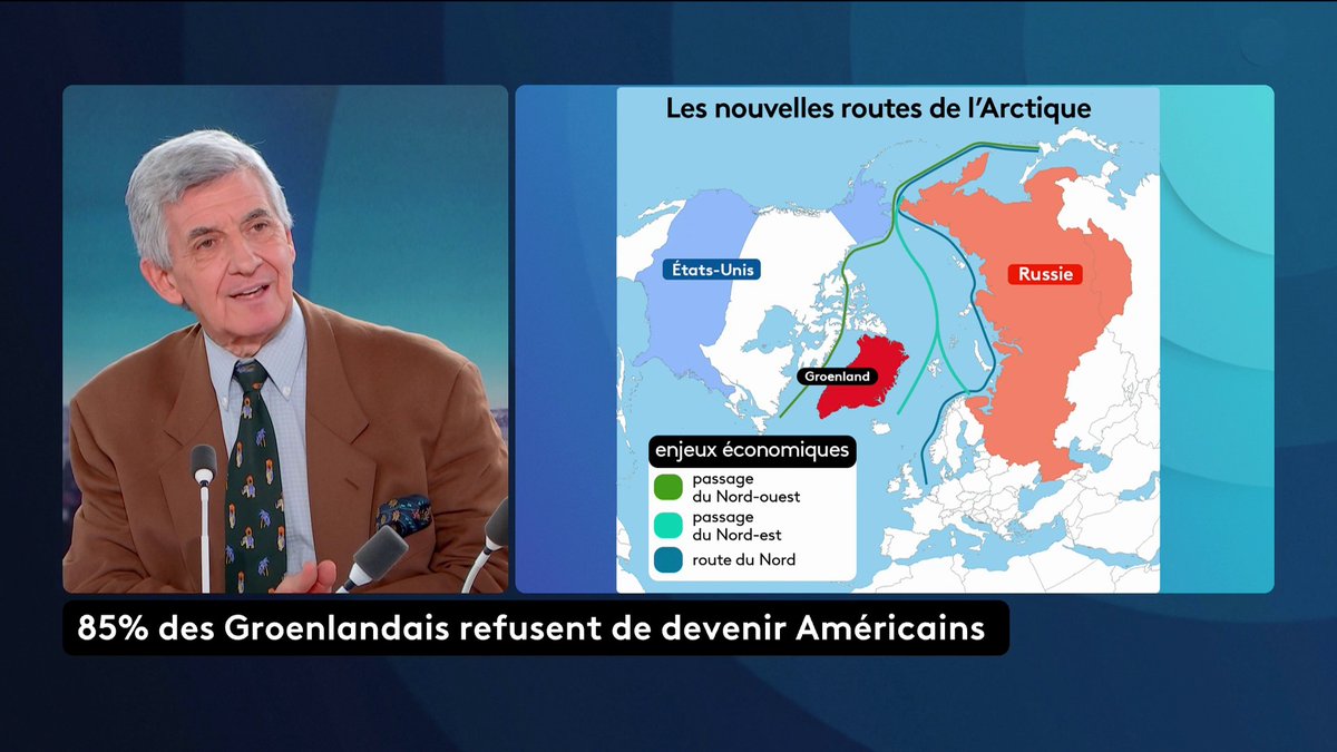 🔴 Groenland : "L’indépendance totale ne garantirait pas plus de sécurité. Le Groenland est aujourd’hui plus protégé dans la sphère danoise et européenne. Les États-Unis sont déjà présents militairement, sans avoir besoin d’annexion", analyse Jean-Antoine Duprat. #canal16