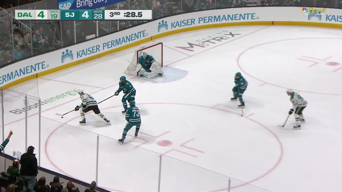 WILD back to back breakaway chances for the Sharks and Stars 😭🔥