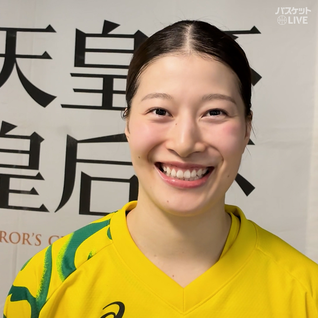 #ENEOSサンフラワーズ #三田七南 準決勝 勝利後🎙 「ユラさん(宮崎早織選手)と一緒に優勝したい。デンソーに勝てると信じているし、勝ちます!」 🏀皇后杯決勝🏆 #デンソー 🆚 #ENEOS 📅1/11(日) 16時 #バスケットLIVE 全試合配信📡 #皇后杯バスケ ENEOSサンフラワーズ🌻ENEOS Sunflowers【公式】