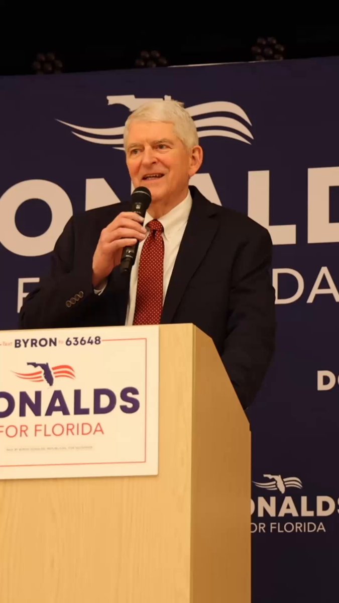 Thank you to my friend Daniel Webster for your unwavering support! I look forward to carrying on the conservative legacy you helped create in Tallahassee. Together, we will take the Sunshine State to the NEXT LEVEL☀️🇺🇸