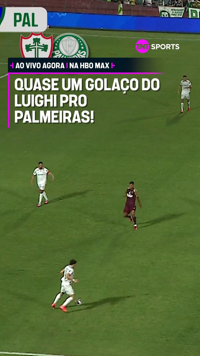 O LUIGHI FOI PRA JOGADA INDIVIDUAL E QUASE ABRIU O PLACAR! 💎🟢 Se a Portuguesa não tomar cuidado com a joia do Palmeiras... 👀 🎙️ Victor Lopes PORTUGUESA X PALMEIRAS TÁ AO VIVO AGORA! Vem com a gente na HBO Max e não perca nada desse jogaço! Assine com o link da BIO! #FutebolBrasileiro #PaulistãoNaTNT #PaulistãoNaHBOMax