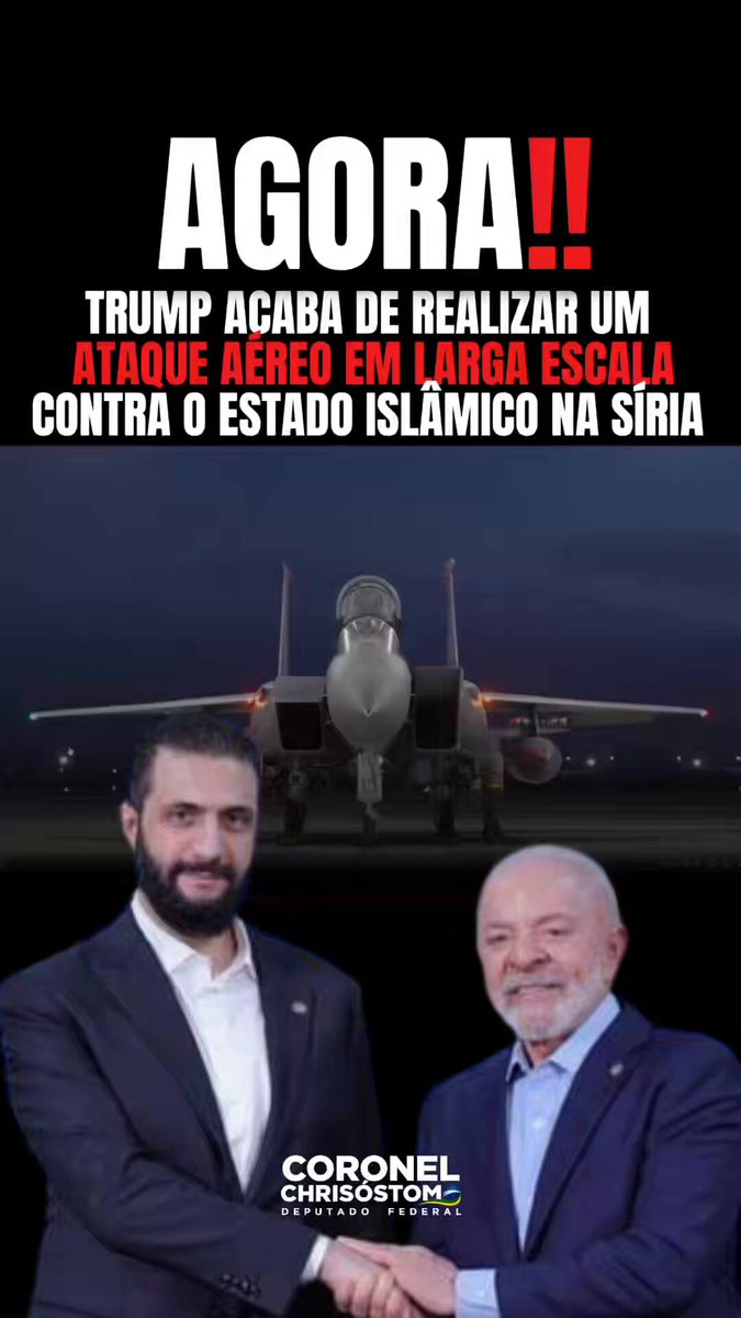 URGENTE! Forças dos EUA acabam de realizar um ataque de grande escala na Síria, contra o Estado Islâmico. Lula e suas alianças erradas.