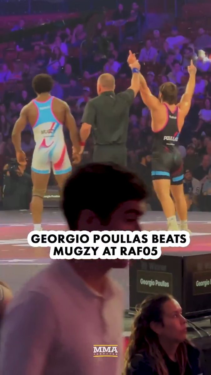 .georgio poullas beats Mugzy by technical fall at RAF05! 🤼♂️