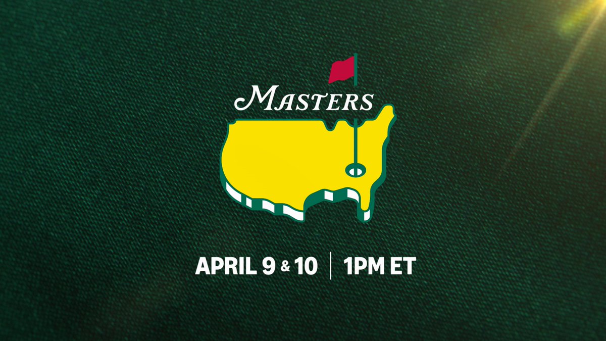 Welcome to Augusta National, a little earlier than you're used to. The Masters now begins on Prime Video, starting with two hours of additional coverage on April 9 and 10 ⛳️