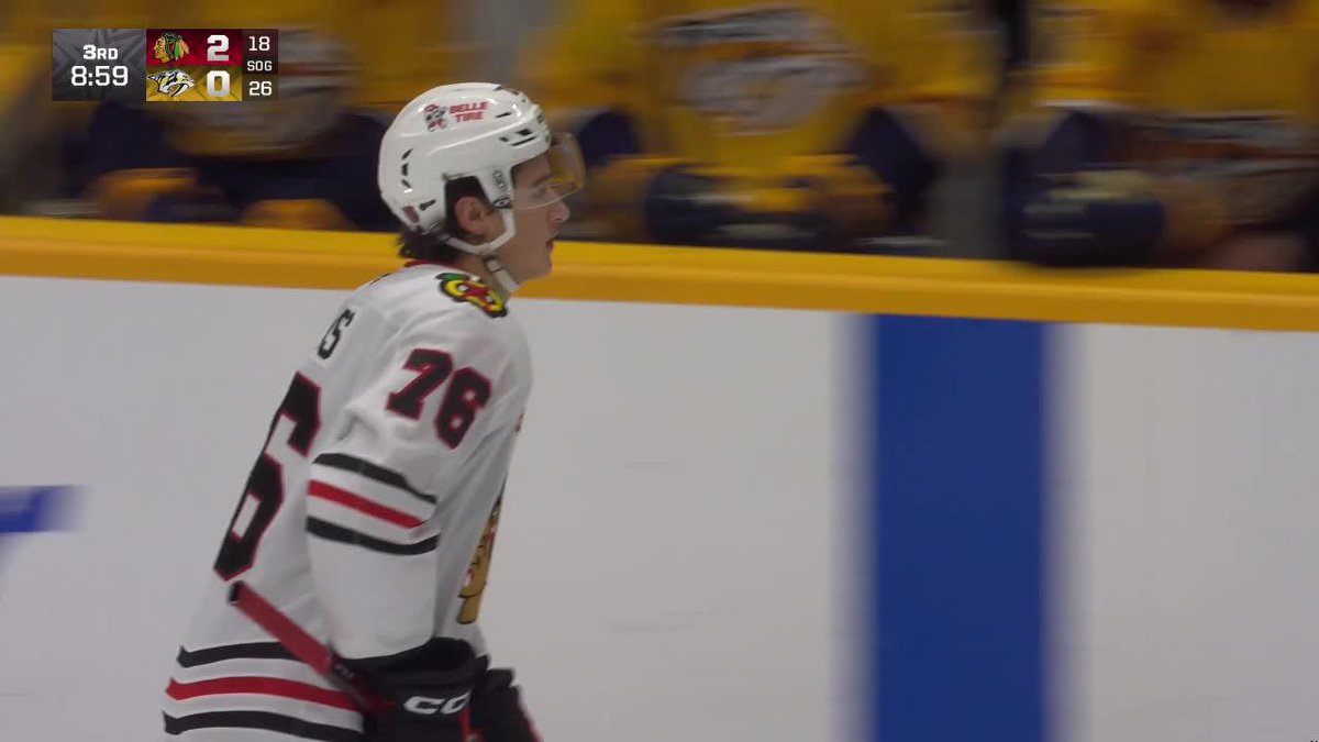 Bedard finds Lardis who RIFLES it home ๐จ That 2023 Draft connection ๐