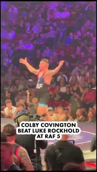Colby Covington beats Luke Rockhold by tech fall at RAF 5! 🤼‍♂️