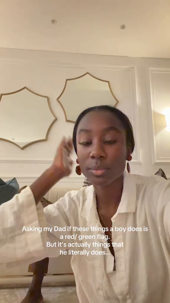 The way her dad became super interested when he heard boyfriend 😂😂