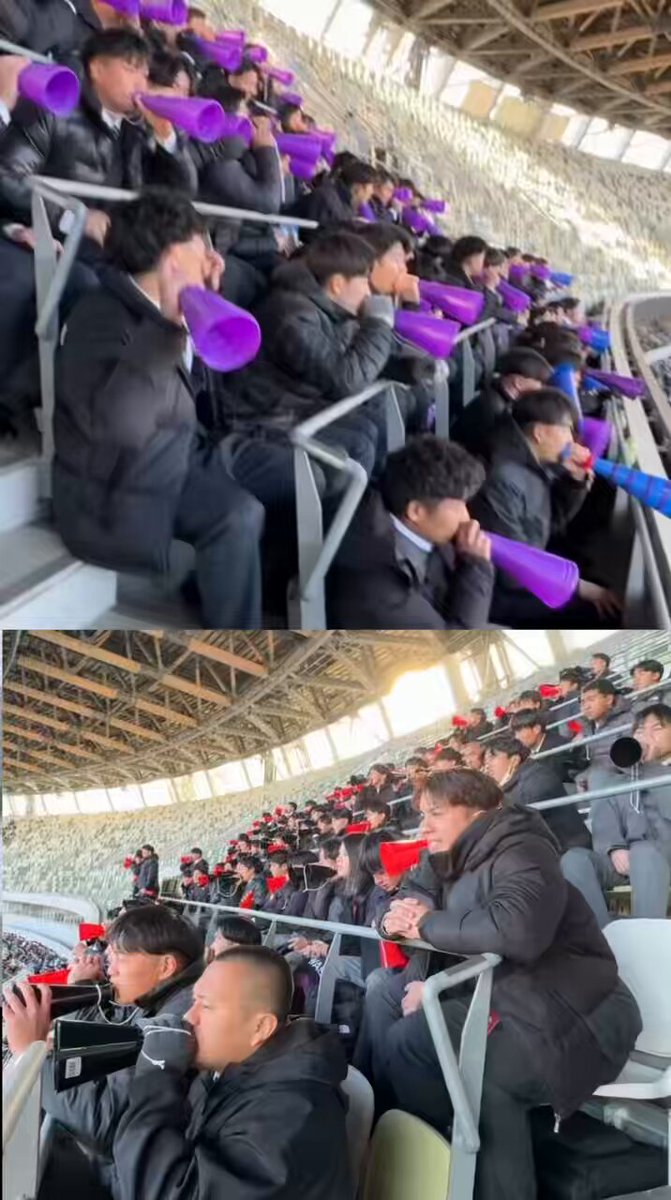明治大学対早稲田大学 両大学の応援席📣 明治大学体育会ラグビー部 早稲田大学ラグビー蹴球部 #大学ラグビー