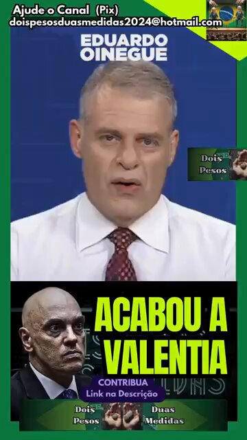 Será que o Xandilex 🥚 vai mandar prender este jornalista também⁉️🤔