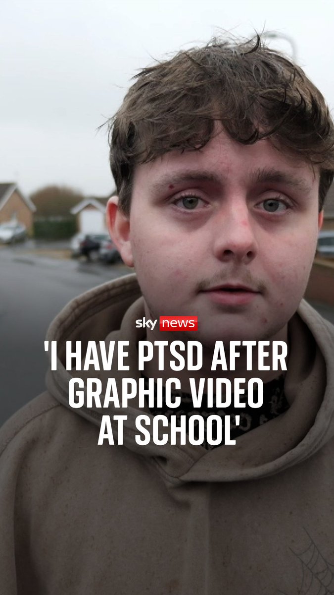 Frazer, 18, was shown a traumatic, violent video by another pupil at school when he was in Year 8, without his consent. He's since been diagnosed with PTSD and has suffered for years with his mental health. 🔗
