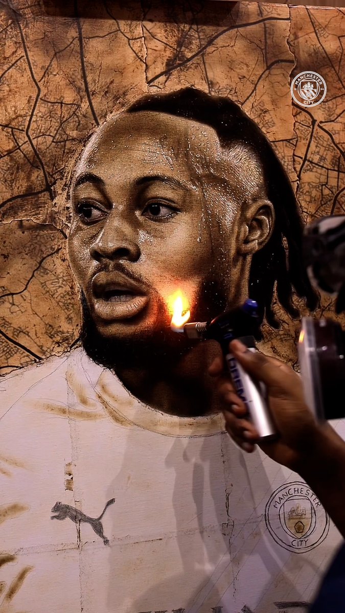 Welcome to Manchester, Antoine Semenyo 🇬🇭🩵 🎨 AlexPeter_Idoko