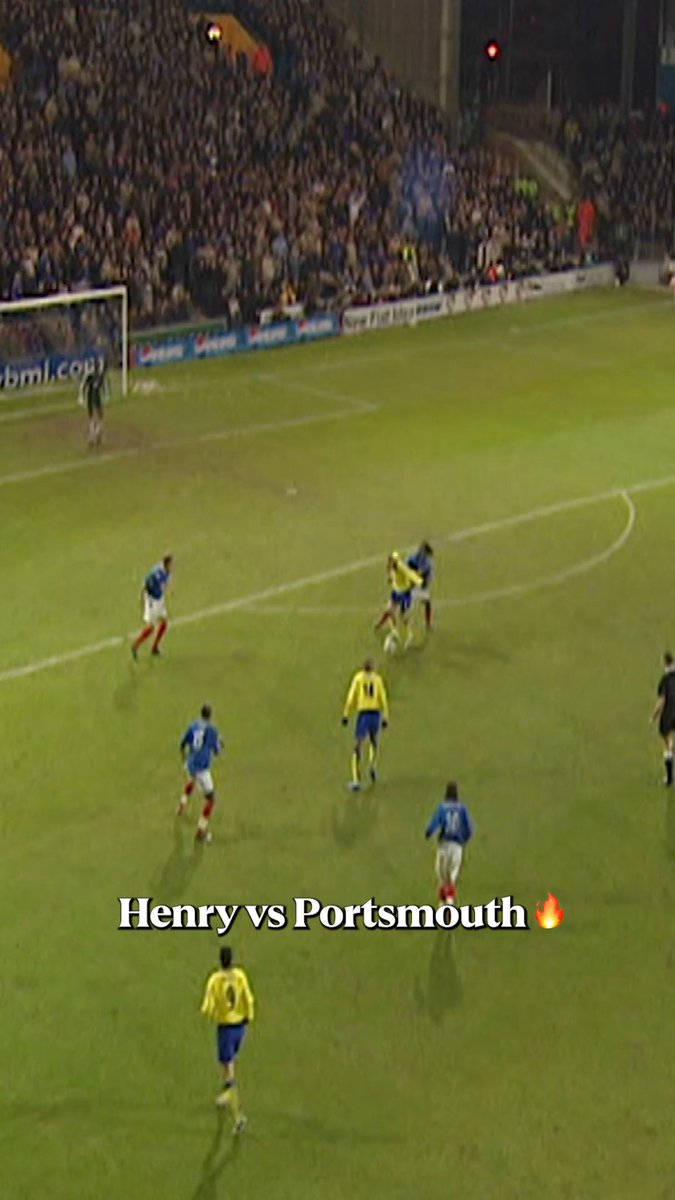 When Thierry Henry turned it on against Portsmouth in the FA Cup in 2004 🤌