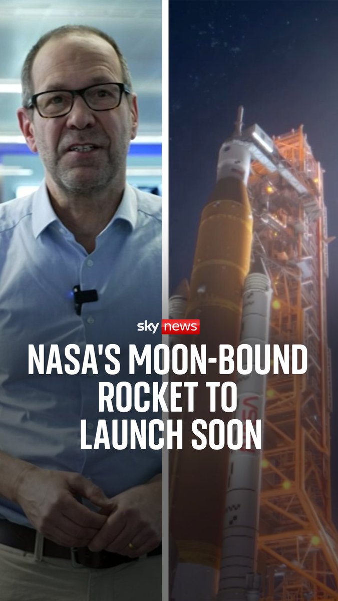 NASA has said their 98 metre mega-rocket will be slowly moved from its assembly hangar to launch pad 39B on 17 January - heading to the moon - weather and technical issues permitting. Sky’s Thomas Moore explains the latest developments