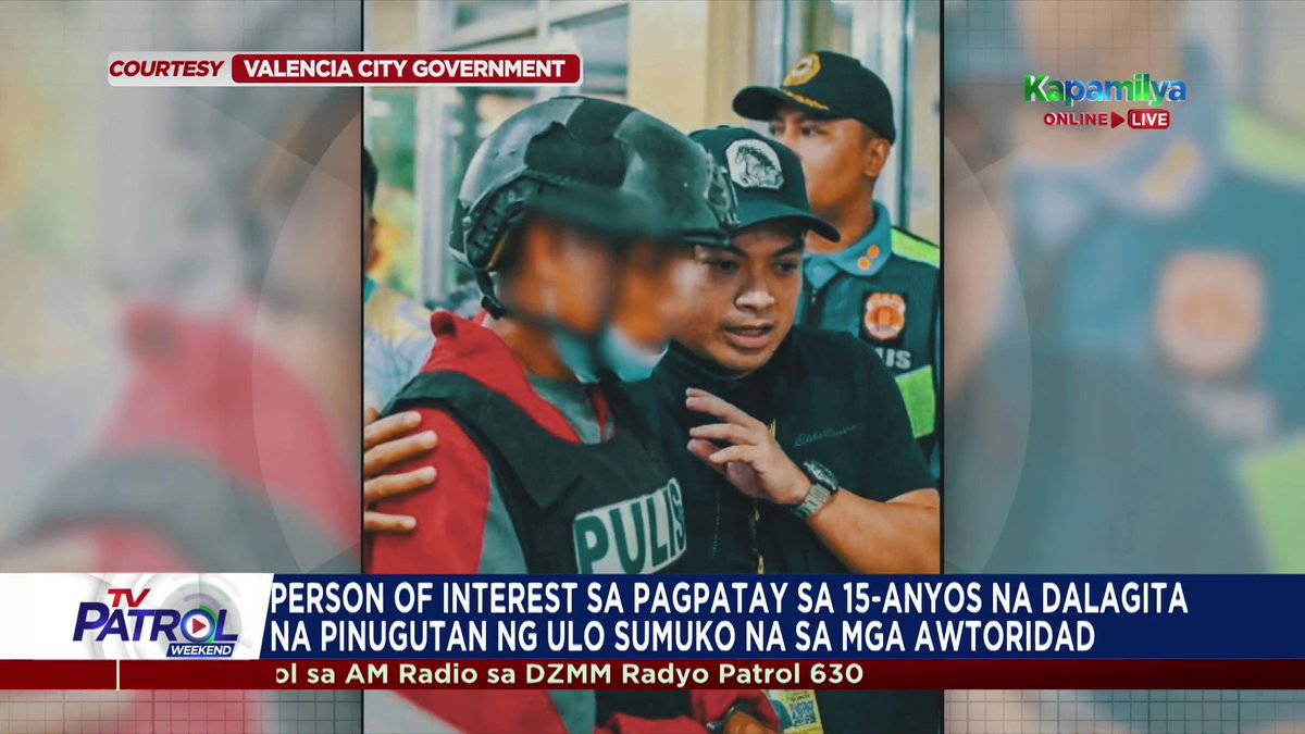 Hawak na ng awtoridad ang lalaking person of interest sa pagpatay at pagpugot sa dalagita sa Bukidnon.