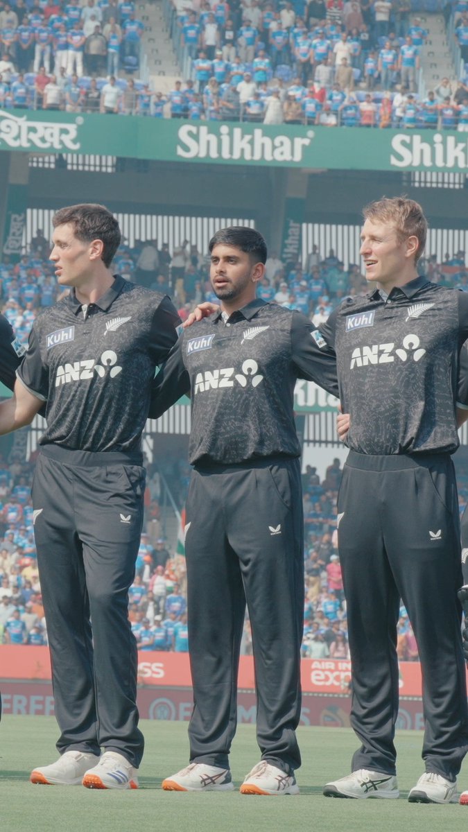 A special connection for Adi Ashok ahead of his first BLACKCAPS series in India 🇮🇳 #INDvNZ