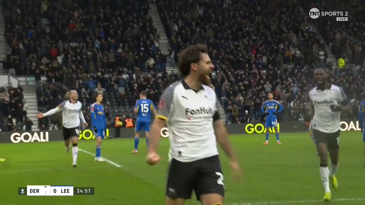 DERBY SAVE A PENALTY & THEN GO 1-0 UP VS LEEDS🤯🤯🤯
