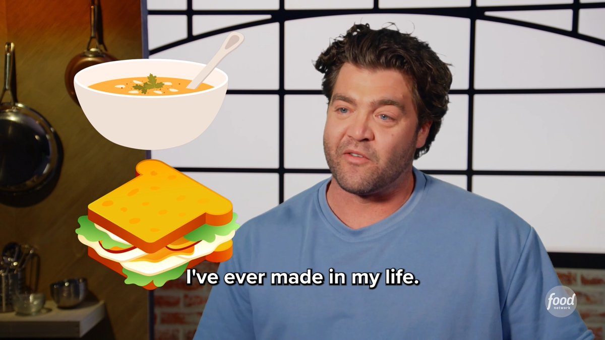 This soup is made with anger, not with love 😂 Don't miss CT Tamburello on a new episode of #WorstCooks Sunday at 8|7c.