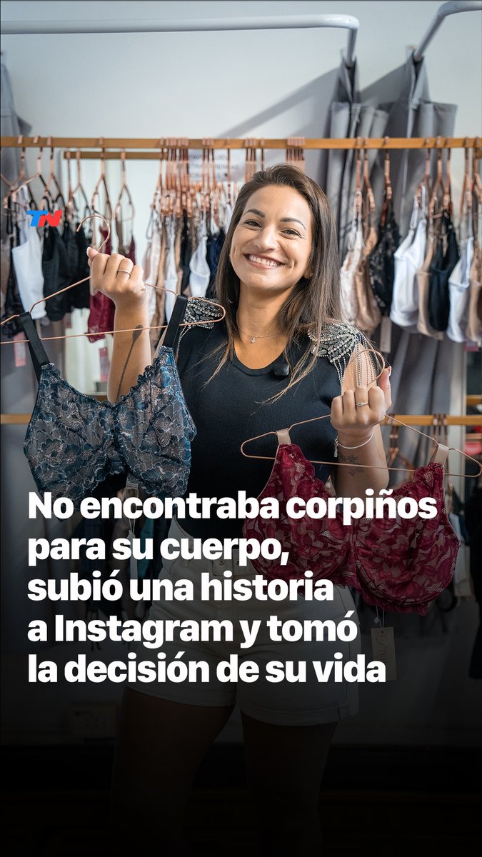 No encontraba corpiños de su talle y, tras una historia de Instagram, tomó una decisión que cambió su vida