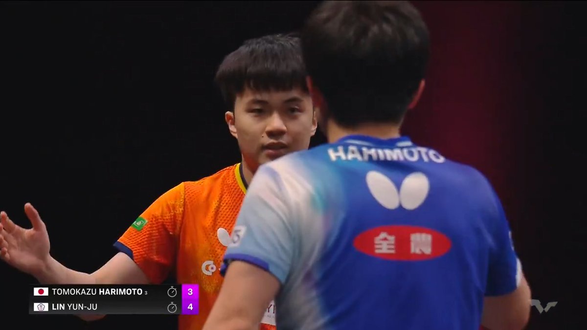 張本智和 2大会連続Vならず フルゲームの末に台湾エースに惜敗 シングルス決勝戦は U-NEXTで🔴独占LIVE配信 📲 ☝️今すぐ31日間無料トライアル #WTTチャンピオンズドーハ🇶🇦 男子シングルス準決勝 🇯🇵#張本智和 3-4 林昀儒(TPE) 10-12/6-11/11-6/11-6/11-6/8-11/5-11 #卓球