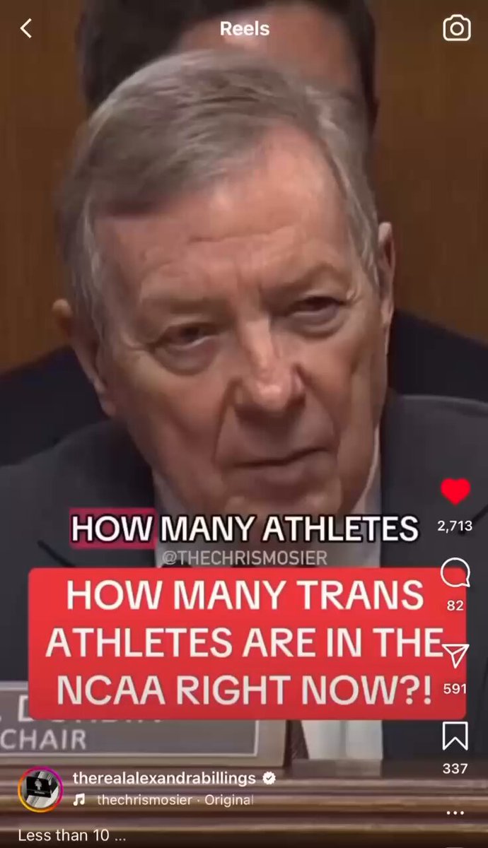 “Do you know how many of the 510,000 registered college athletes are trans?” “Less than 10.” “Less than 10?” #TransTrashingWomensSport