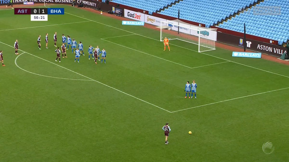 Rachel Daly levels for Villa! ⚖️